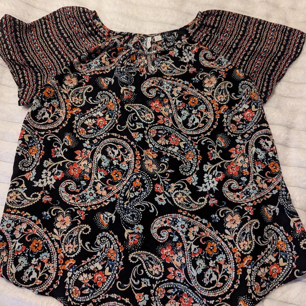 Floral Paisley Women's Top